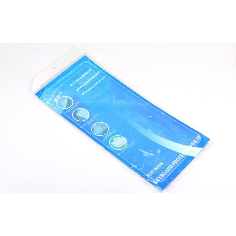 Miếng phủ bàn phím silicon siêu mỏng đa năng chống thấm thích hợp cho máy tính xách tay Notebook 13" - 17"