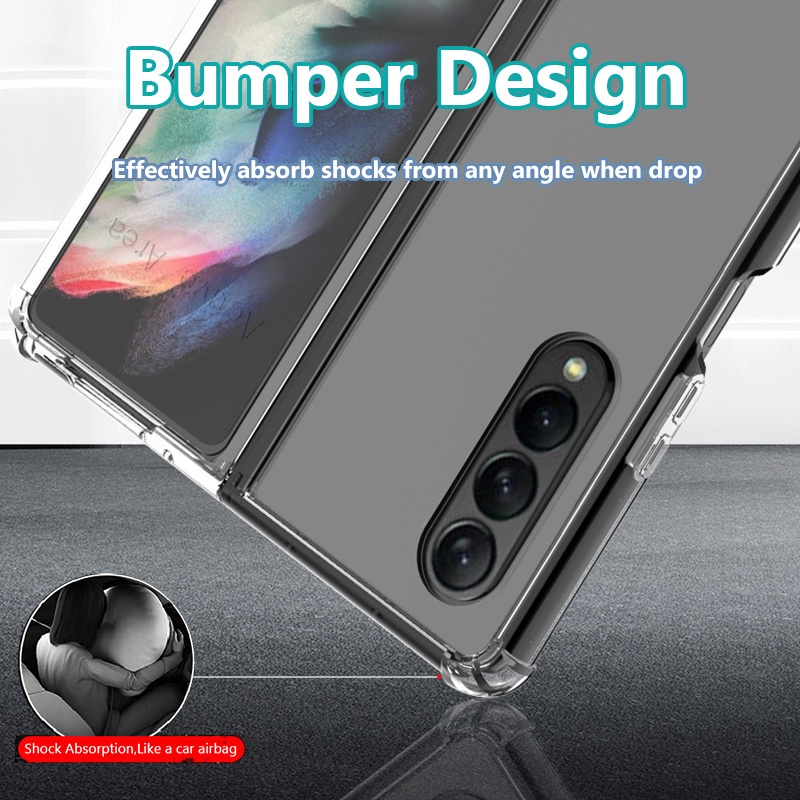 Ốp Điện Thoại Trong Suốt Chống Va Đập Cho Samsung Galaxy Z Fold 3