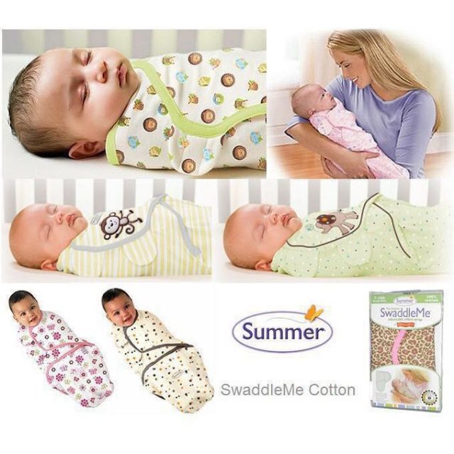 Ủ kén SwaddleMe Cho Bé Sơ Sinh 100% cotton