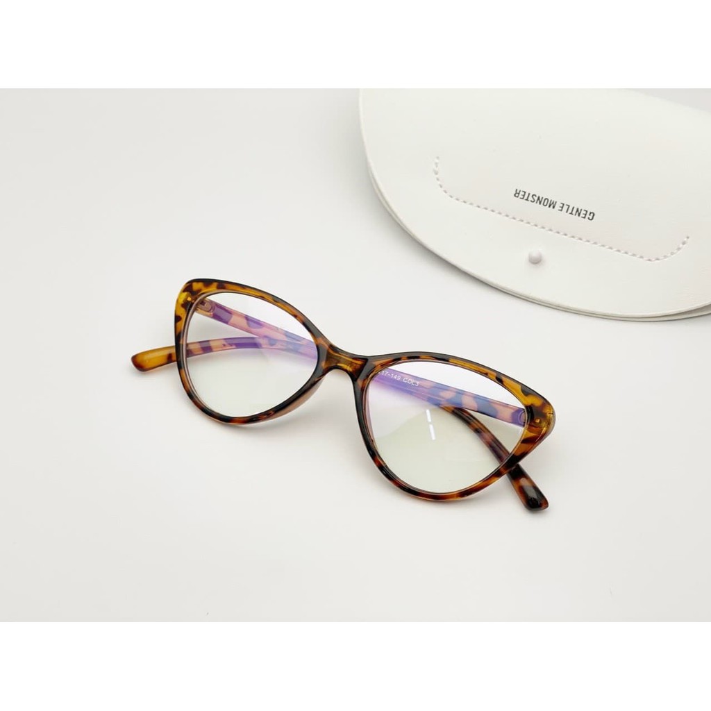 Gọng kính cận mắt mèo dẻo Chilistore Kính cận thời trang Nam nữ 2383