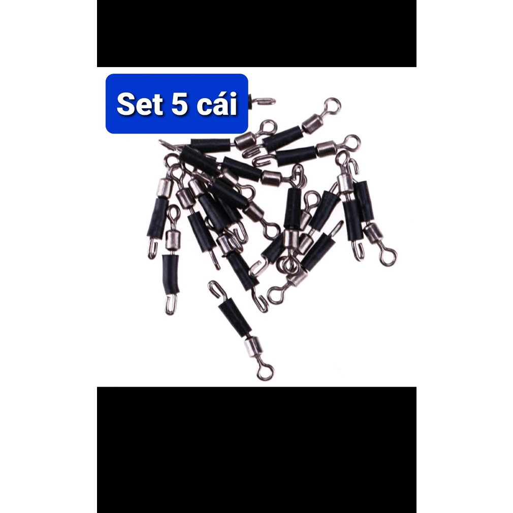 Set 5 đầu nối ma ní số 9 / dụng cụ liên kết dây câu có thể xoay tiện dụng