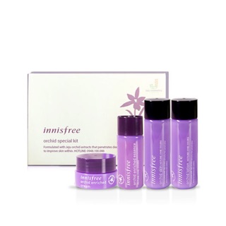 Bộ Dưỡng Da Mini Chống Lão Hóa Innisfree Jeju Orchid Special 4 Kit
