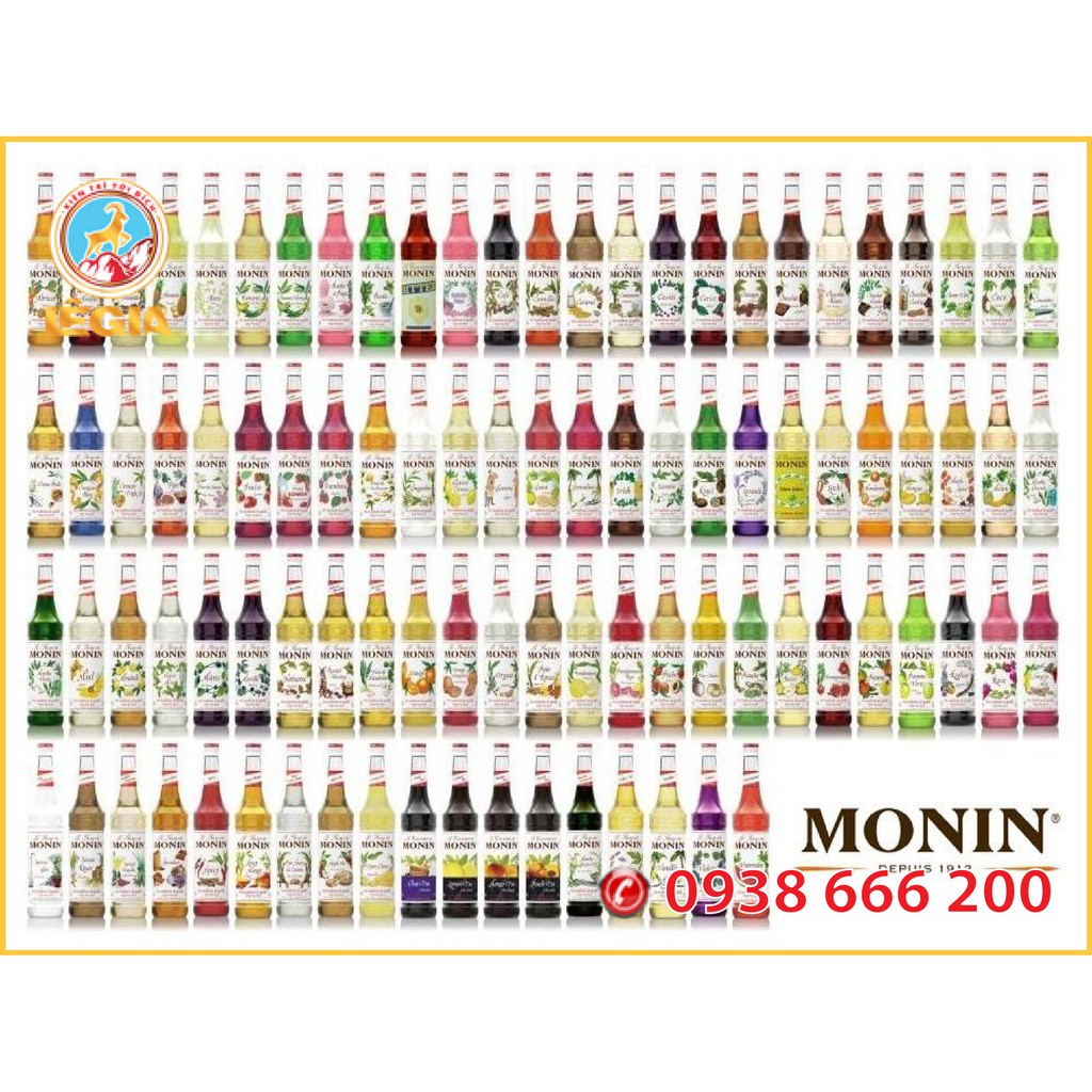 SIRO MONIN DÂU 700ML - MONIN STRAWBERRY SYRUP