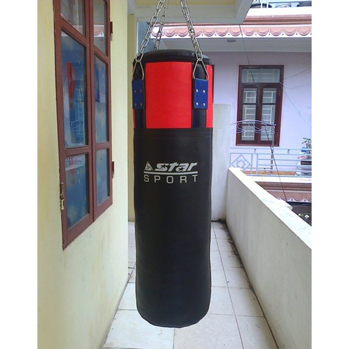 Bao Cát Đấm Bốc Boxing 110cm Da 3 Lớp Nhồi Sẵn Chính Hãng Đại Nam Sport + Kèm Xích Treo