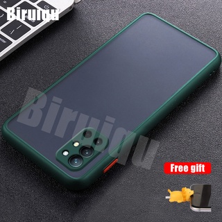 Ốp Lưng Trong Nhám Viền Màu Cho Điện Thoại Oneplus 9r