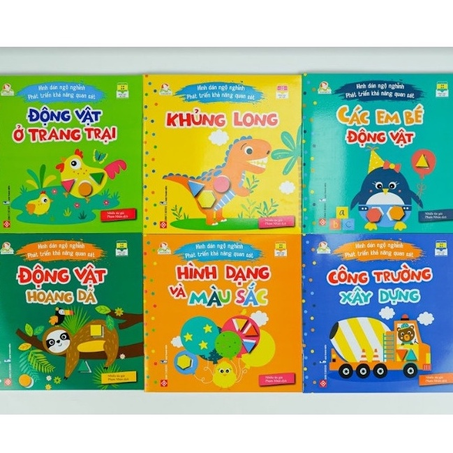 SÁCH - Hình dán ngộ nghĩnh ( nhiều chủ đề )