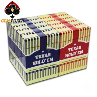 BÀI POKER TEXAS HOLD'EM XANH/ĐỎ COMBO 10 BỘ