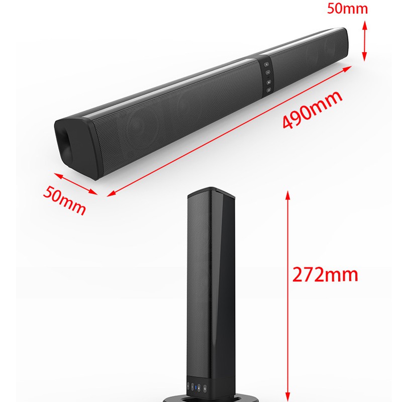 Loa Máy Vi Tính Soundbar Đa Năng BS-36, Hỗ Trợ Bluetooth, USB, Thẻ SD, Đài FM, Âm Thanh Vòm 3D Sống Động