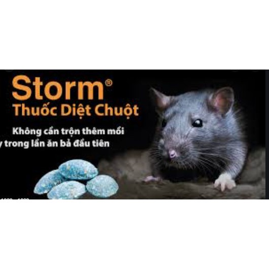 Thuốc diệt chuột Storm gói 20 viên