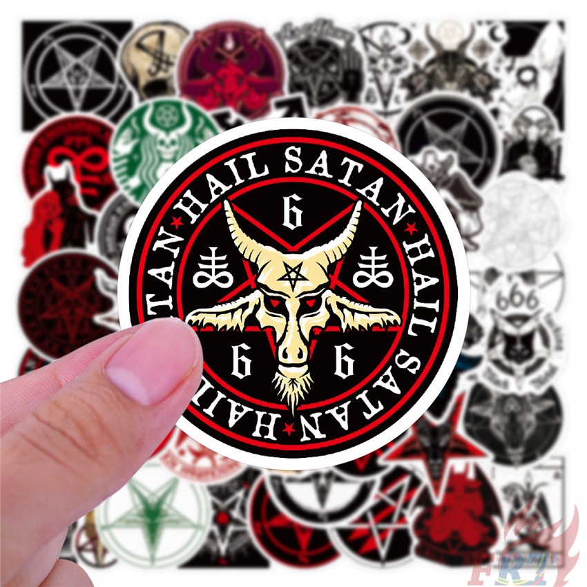 Miếng dán đề can unk Darkness Hell - Satan VS Pan Series 01 không thấm nước độc đáo