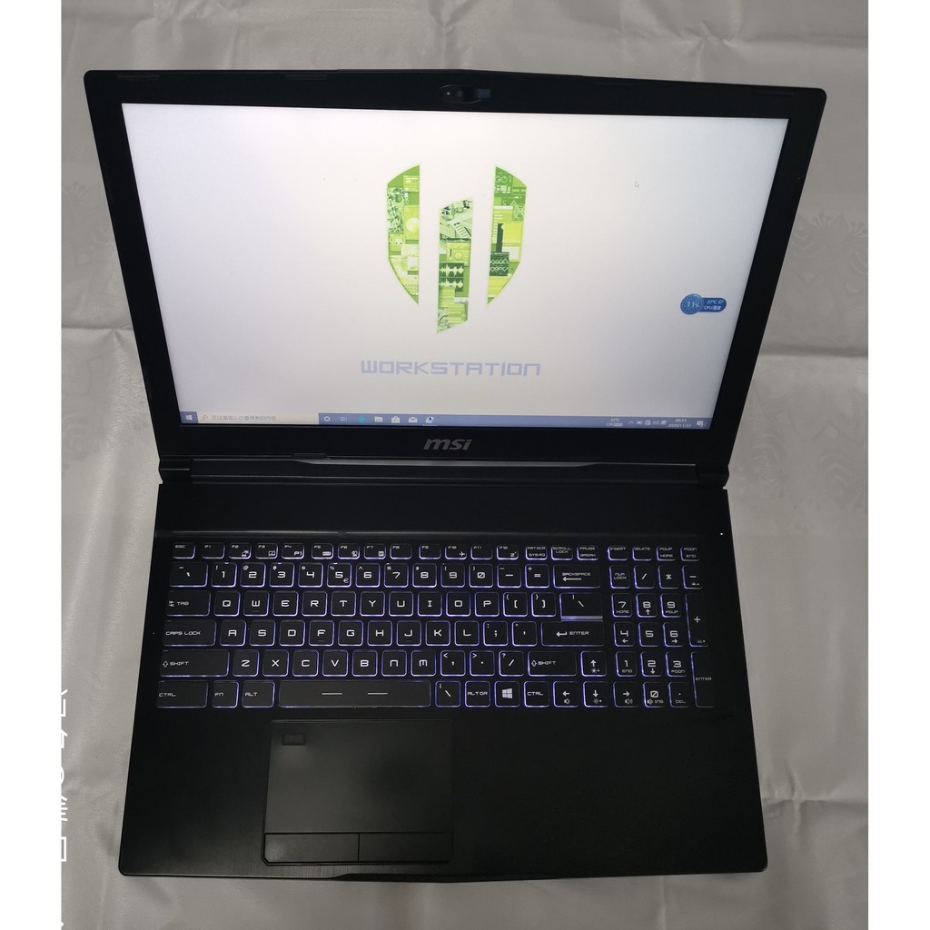 Laptop máy trạm Workstation MSI WE63 8SJ Core i7-8750H, 8gb Ram, 256gb SSD, Quadro P1000M, 15.6inch Full HD | BigBuy360 - bigbuy360.vn