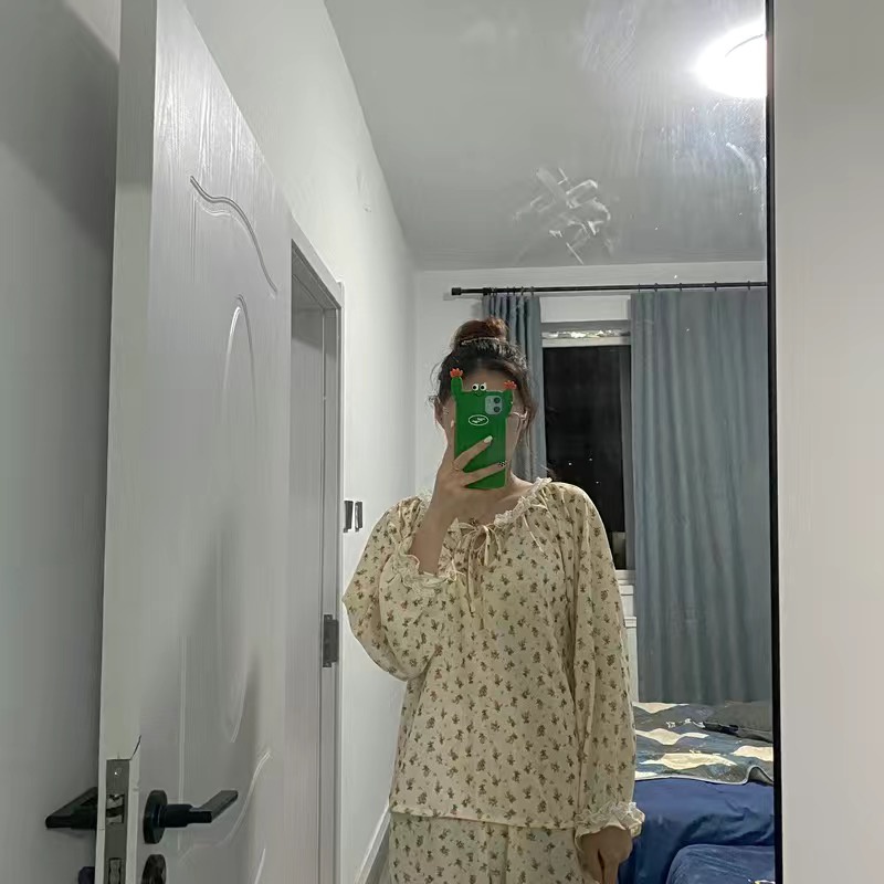 [Order - Có ảnh thật] Bộ đồ ngủ nữ ở nhà hoa nhí tiểu thư chất xô mát Ulzzang Hot trend | BigBuy360 - bigbuy360.vn