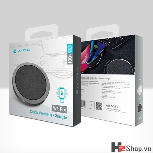 Sạc không dây Rockspace W1 Pro