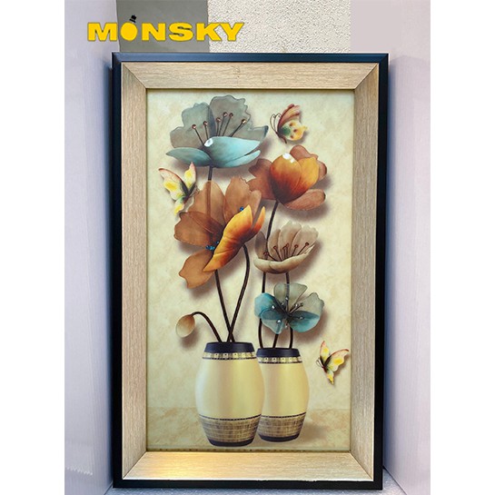 Đèn tranh MONSKY LED nghệ thuật TR1801 độc đáo, tinh tế - 3 chế độ ánh sáng