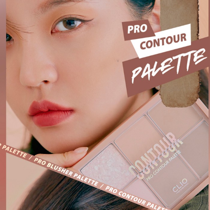 Bảng Phấn Tạo Khối CLIO PRO CONTOUR PALETTE 01 MUTE HAZEL 20g(01/09/2023)