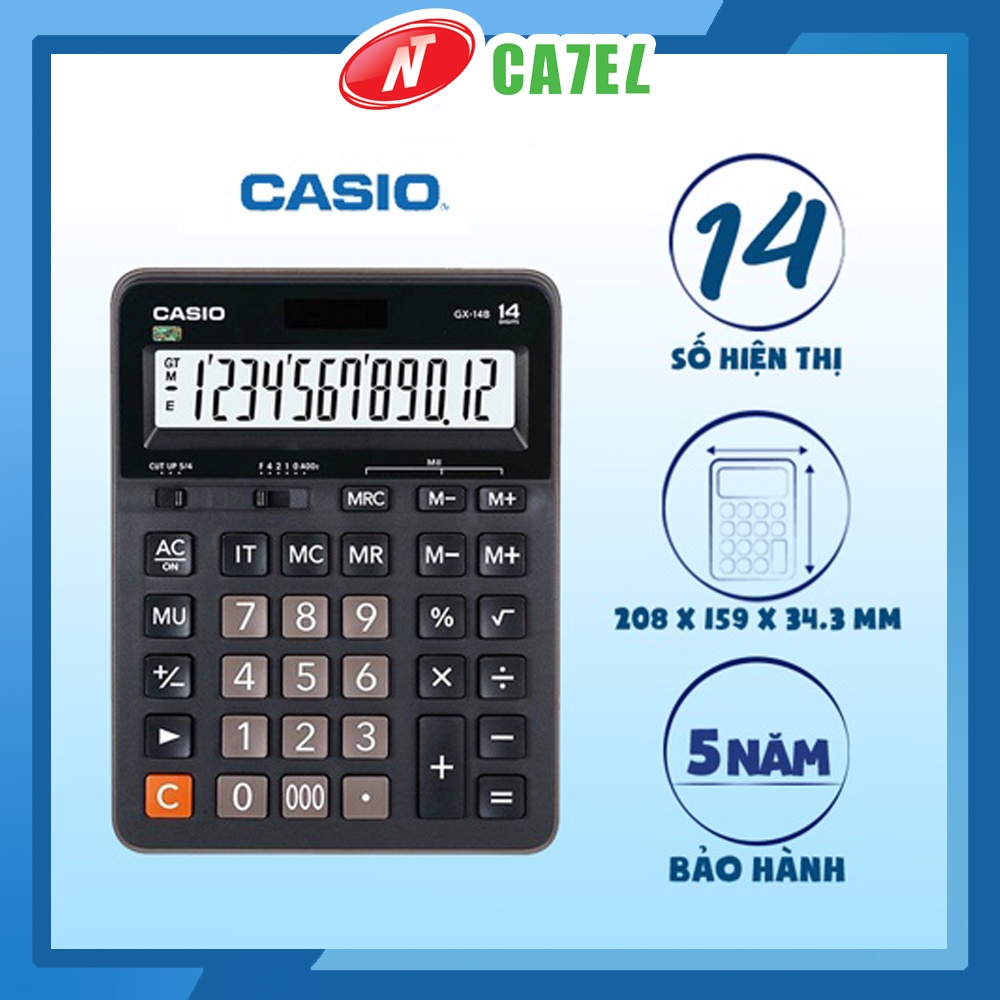 Máy tính CASIO GX 14B hàng chính hãng bảo hành 5 năm NT CATEL