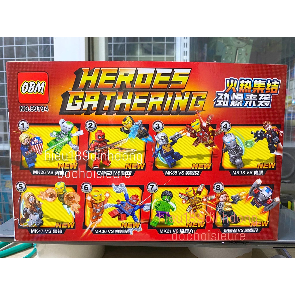 Lắp ráp xếp hình 16 nhân vật siêu anh hùng 99794