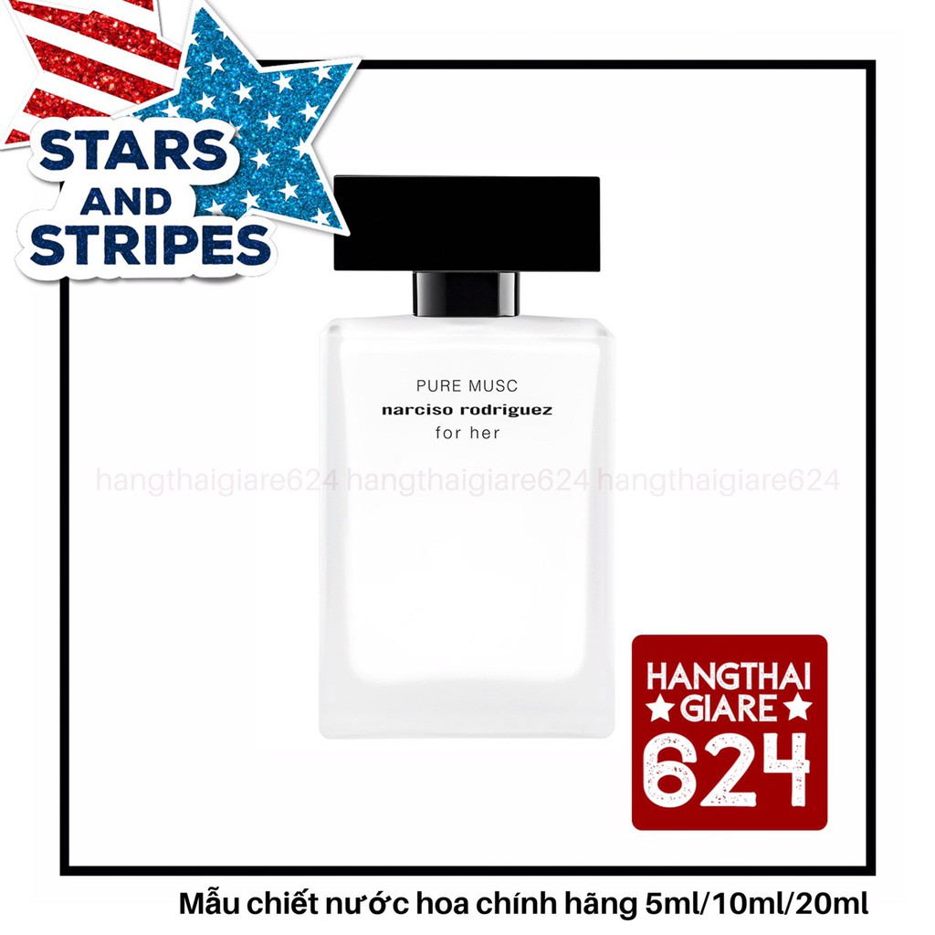 Nước hoa dùng thử Narciso Pure MUSC Test 10ml/20ml Spray / Chuẩn authentic | BigBuy360 - bigbuy360.vn