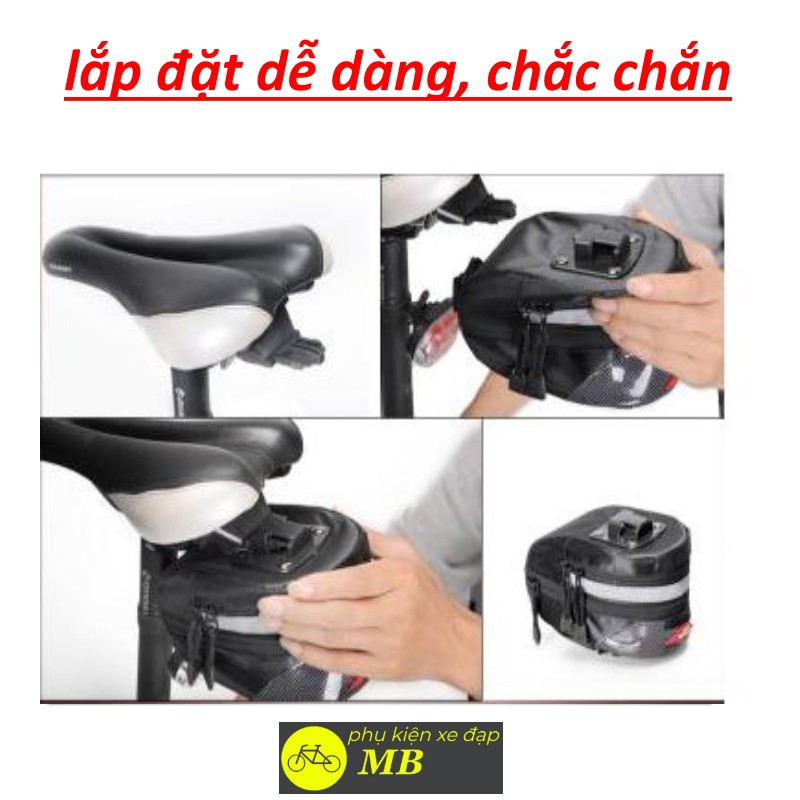 túi xe đạp thể thao yên sau cao cấp dáng đẹp, túi cốt yên cọc yên chính hãng BSOUL