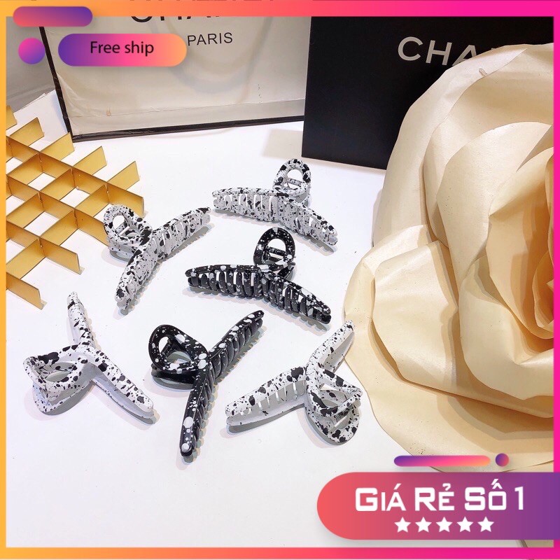 Kẹp Tóc -Gấp Tóc Hot Hit Bò Sữa(bản 11 cm)