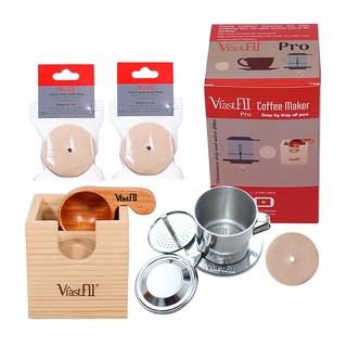 Bộ kit cafe phin VfastFil Pro sử dụng giấy lọc cafe pha phin.