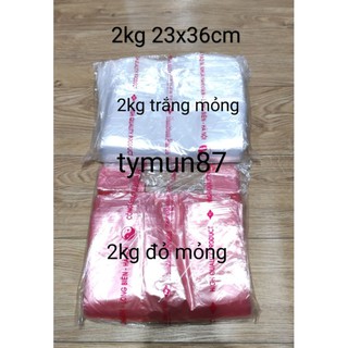 1kg túi nilon 2 quai xách đủ size