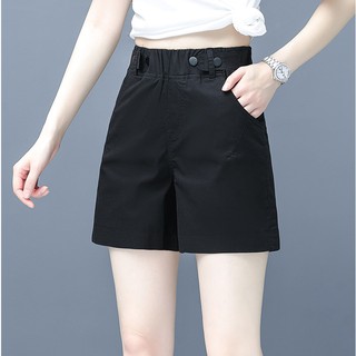Quần short kaki nữ, quần đùi kaki cạp thun co dãn thoải mái QS11