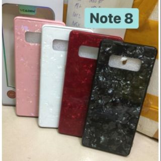 Ốp lưng kính vân đá cho Galaxy Note 8