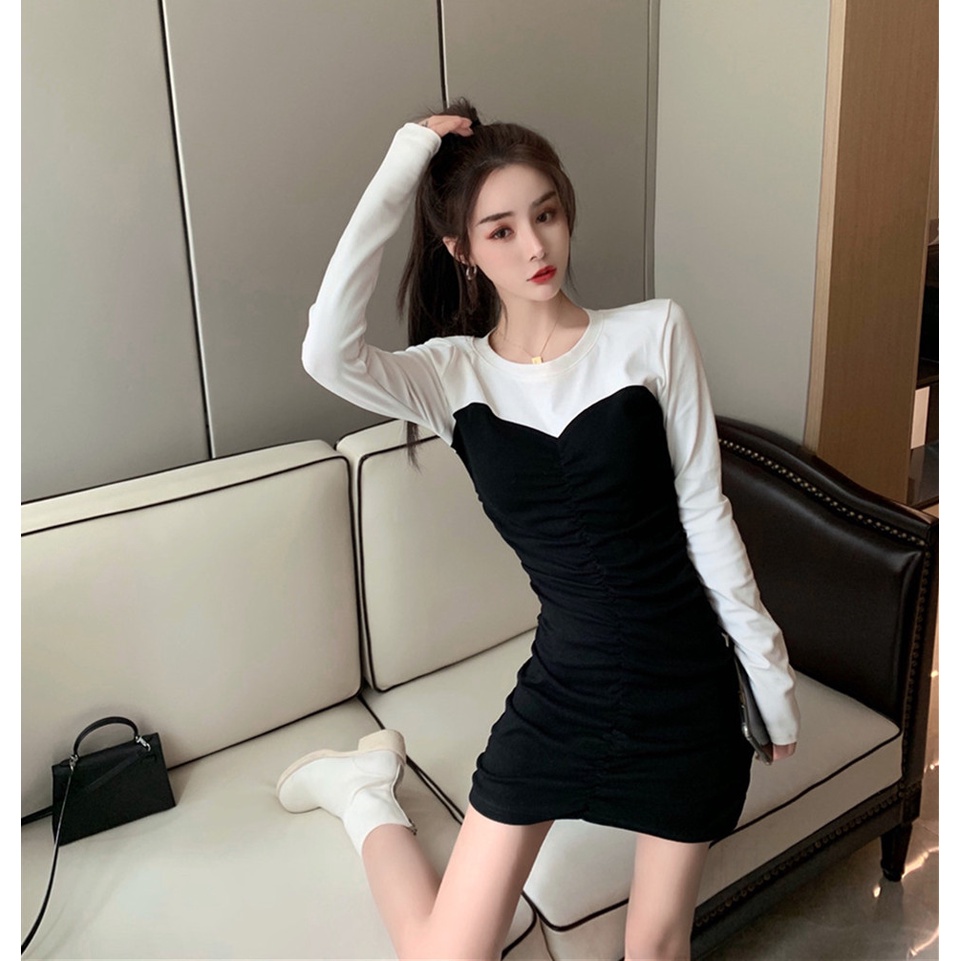 Đầm Dáng Ôm Thời Trang Hàn Quốc Quyến Rũ Cho Nữ