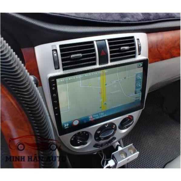 Bộ màn 10 inch Android cho xe CHEVROLET LACETTI, đầu dvd ô tô tích hợp camera lùi, cam hành trình, màn hình xe Lacetti