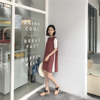 Váy nữ dáng xuông (có đai nơ thắt eo)