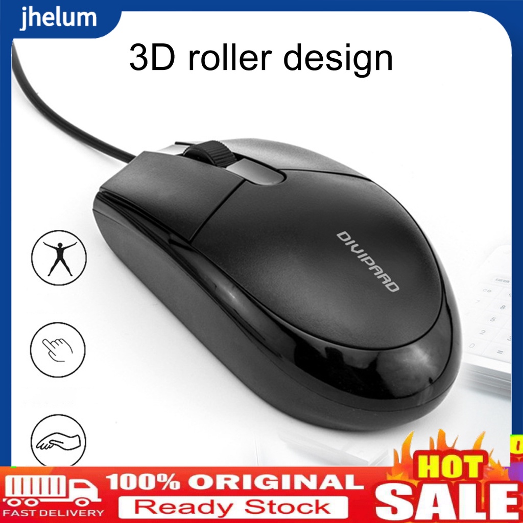 Chuột Quang Có Dây OP-10 1200DPI USB Dùng Cho Văn Phòng