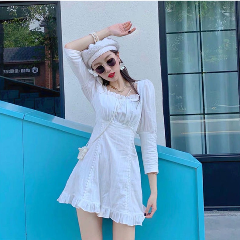 Đầm Màu Trơn Thời Trang Mùa Hè Ngọt Ngào Dành Cho Nữ