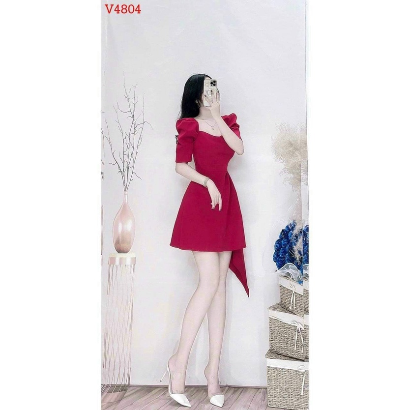 Đầm body bèo hông có mút phong cách Hàn Quốc trẻ trung