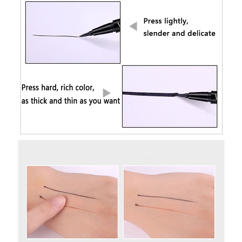 Bút Kẻ Mắt Dạng Lỏng XIXI Kẻ Mắt Nhanh Khô, Lâu Trôi, Không Thấm Nước, Không Thấm Mồ Hôi, Kẻ Mắt Tự Nhiên