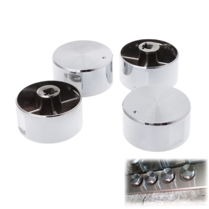 Set 4 Núm Vặn Tròn Cho Bếp Ga Lò Nướng