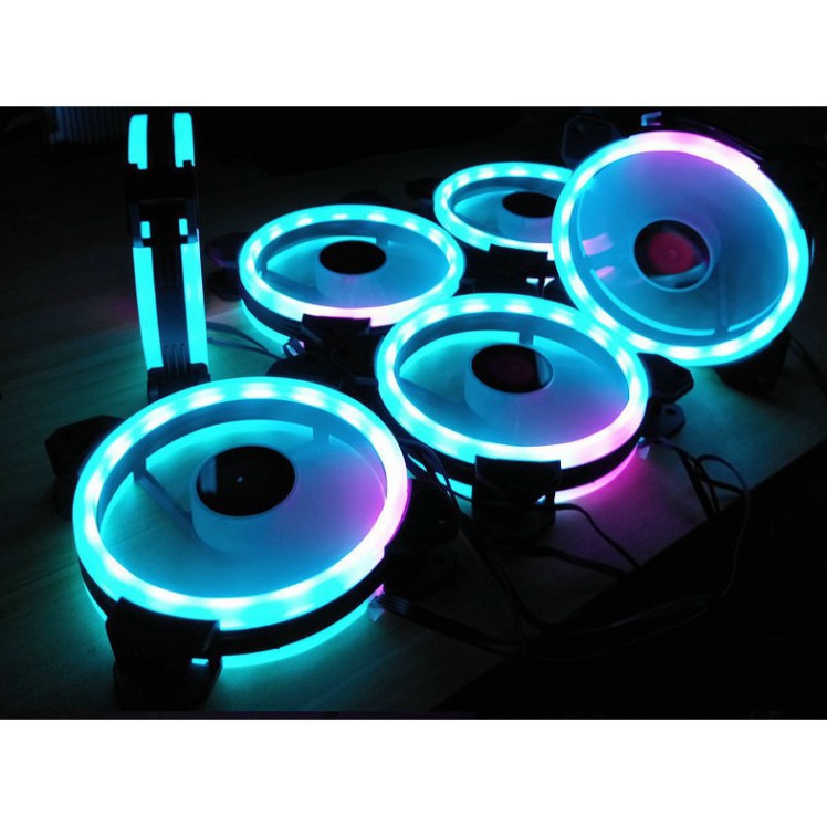 LD0 Quạt Tản Nhiệt, Fan Led RGB Coolmoon V2 - Đồng Bộ Hub Coolmoon 12 AO28