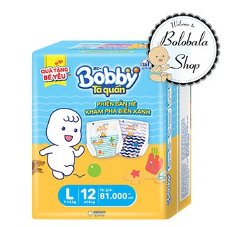 TÃ QUẦN BOBBY PHIÊN BẢN HÈ L12/ M12/ XL12/ XXL12 12 miếng