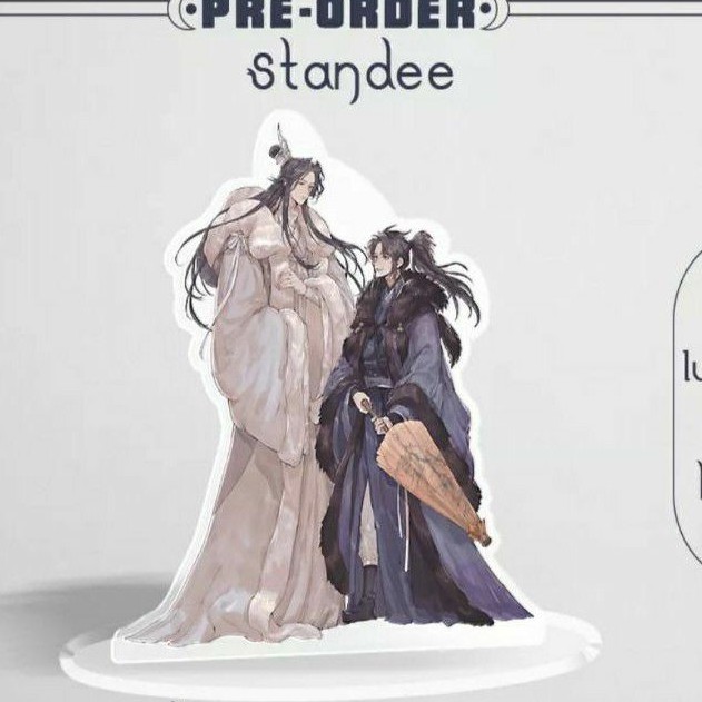 Standee Husky và sư tôn Cẩm Phong