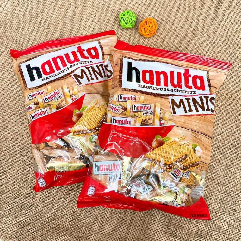 [FREESHIP] GÓI BÁNH HANUTA FERRERO ĐỨC 200g (~19cái) C