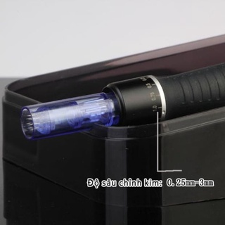 Máy phi kim, lăn kim Dr Pen A1-C đen bạc