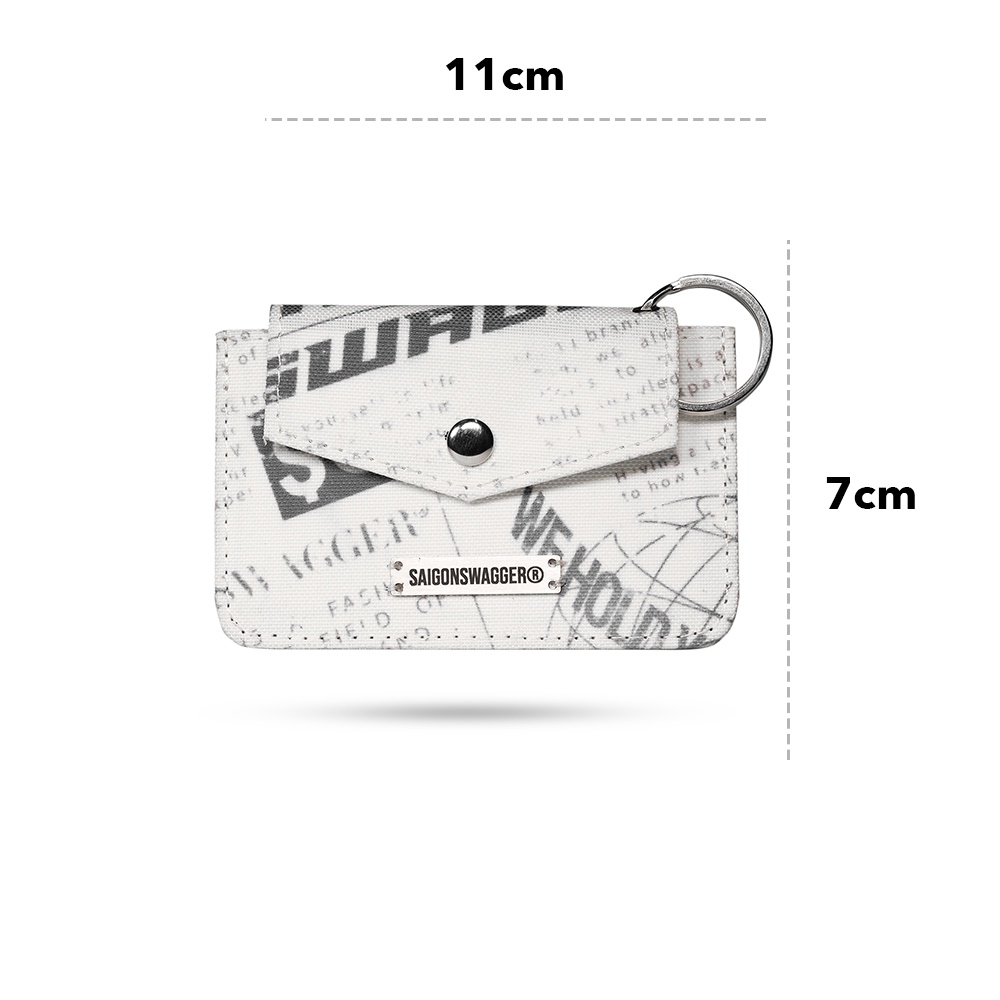 Móc Khóa Ngang In Báo SAIGON SWAGGER® Journal Flap Card Keychain