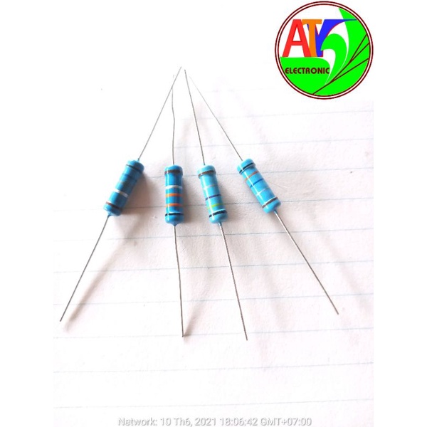 10 ĐIỆN TRỞ 2W 1% 0.1R 0.15R 0.22R 0.27R 0.33R 0.36R 0.39R 0.47R 0.56R 0.68R 0.75R 0.82R 0.91R 1R hàng đẹp