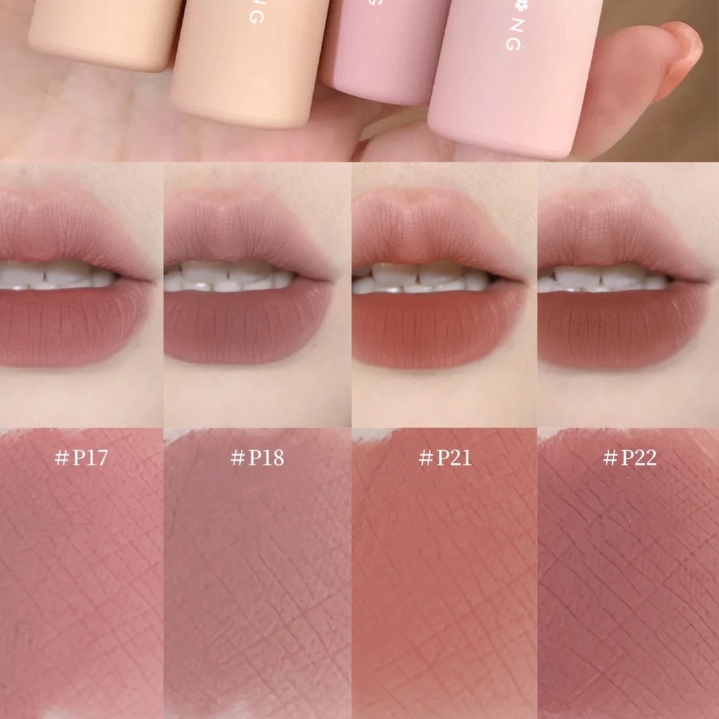 Son Môi Chất Nhung Lì OULESONG Mềm Mại Chống Thấm Nước