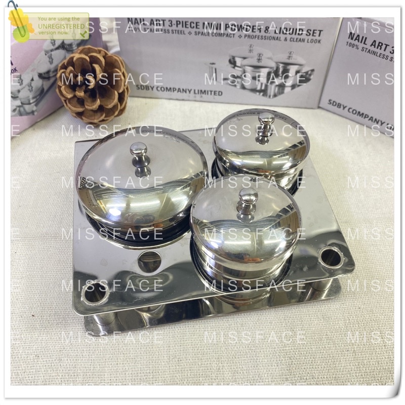 Sét đựng lưu Huỳnh bột inox tiện dụng