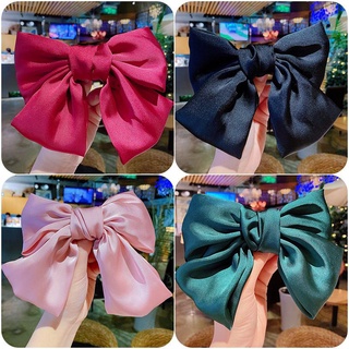 Kẹp tóc nơ vải satin kẹp tóc Nơ xinh xắn Hàn Quốc.