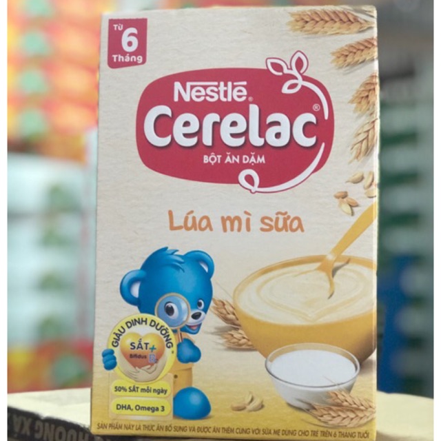 Bột ăn dặm LÚA MÌ SỮA CERELAC NESTLÉ