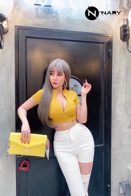 Áo kiểu croptop cá tính #6