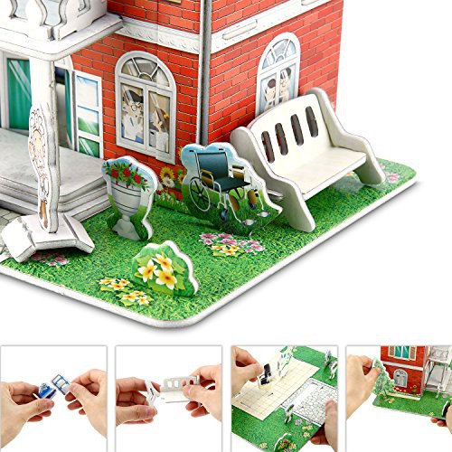 Bộ xếp hình 3D Puzzle mô hình bệnh viện