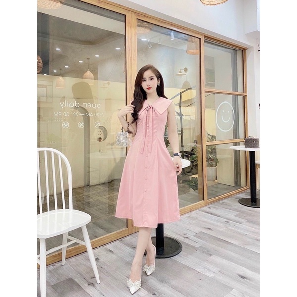 Bán sỉ  váy cổ sen dáng  xoè